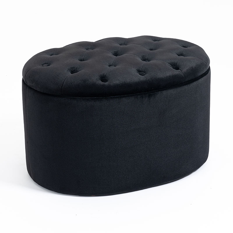 Small Colorful Bread-Shaped Fabric Storage Stool